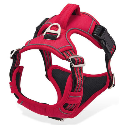 satın al Nylon Köpek Harness Kontrol Talimi Nefes Alıcı Ağ Yansıtıcı Tasarım Özel Logo Dekorasyonu Çevrimiçi üretim