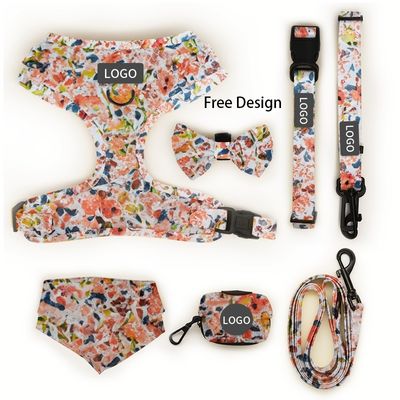 satın al Düzenlenebilir Polyester Evcil Evcillik Harness Yelek ve Yaka Tasması Köpek Harness Setleri Bowknot Dekorasyonu XL L M S Boyutları Büyük Bowknot Çevrimiçi üretim