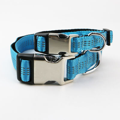 satın al Köpek Yakaları Yumuşak Yansıtıcı Düzenlenebilir Naylon Özel Ağır Güçlü İşe Bağlanmış Padded Buckle Taktik Çevrimiçi üretim