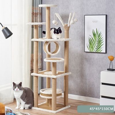 satın al Modern lüks kedi kazıklamacı sürdürülebilir kedi ağaç kazıklamacı OEM ODM Çevrimiçi üretim