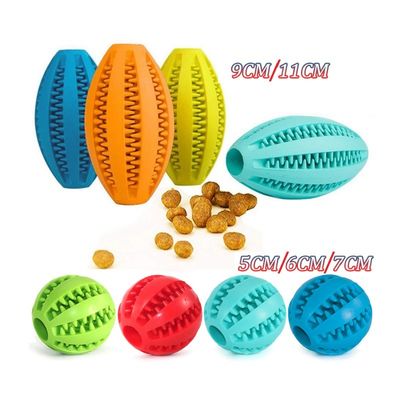 satın al Turuncu Pet Treat dağıtım topu Katı Kauçuk Pet topu Doğal Kauçuk Köpek çiğnemek oyuncağı Çevrimiçi üretim