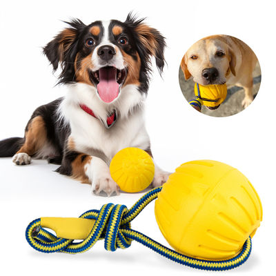 7cm 9cm köpüklü köpek topları EVA yüzen evcil hayvan çiğnemek oyuncakları Sarı Mor Özel