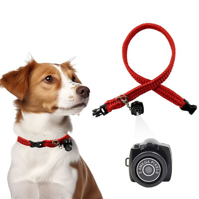 Polyester USB kedi takip yaka kamerasıyla 58cm kedi yaka kamera wifi