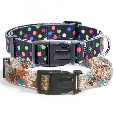 Poliester Martingale Köpek Yaka Metal Bağlama Kişiselleştirilmiş Altın Altın Evcil hayvan Özel