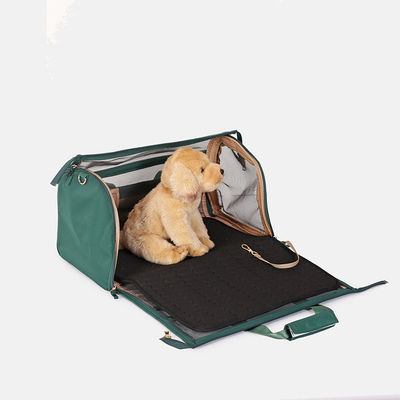 Evcil hayvanlar için seyahat çantası Nylon taşınabilir lüks evcil hayvan köpek taşıyıcısı Dış havalandırma