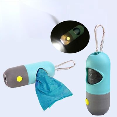 Plastik Biyodegradable Köpek Bok Çuvalları LED Fener Köpek Çöp Çuvalları