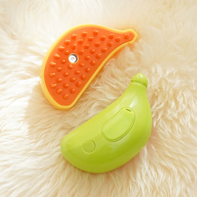 Pet Grooming Steamer Brush Dog Cat Hair Removal Brush Rechargeable Portable Steam Spray
