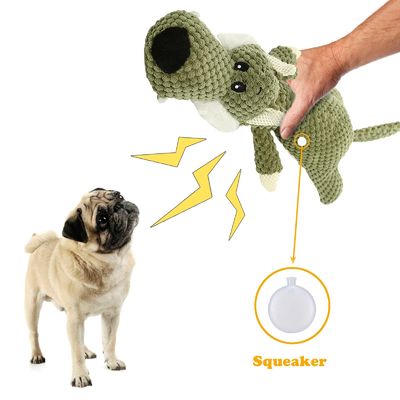 Köpek Oyuncağı Kadife Evcil Köpekler İçin Yumuşak ve Squeaky Çiğne Oyuncağı Etkileşimli Molar Oyuncağı