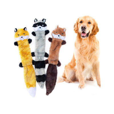 Molar Yok edilemez Plüş Çırpınır Köpek Oyuncakları Kahverengi Köpek Yavrusu Çiğnemek Oyuncakları