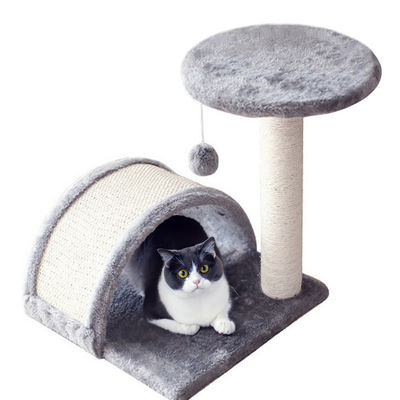 OEM/ODM Modern Lüks Kediler Oyuncakları Ahşap Çiçek Kediler Ağaç Parçaları Kediler tırmanma ağaçları Dinlenme yeri için kule evi