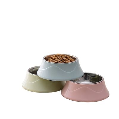 Paslanmaz Çelik Köpekler kase Kediler Yemek kase Özel Renkli Kapasite 400ml Özel Tasarım