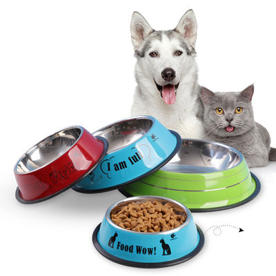 Pet Bowl Kaymaz Paslanmaz Çelik Malzemesi Özel SublimasyonKolay Temizleme Kupaları kovlar